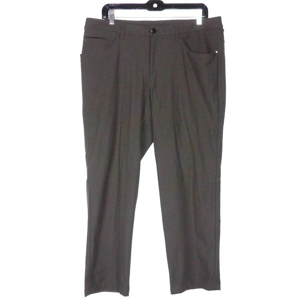 Lululemon Dark Gray Stretch ABC Performance Chino Pants Men's 36 X 28